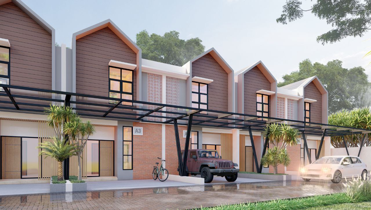 Rumah 2 Lantai Baru di Buaran Serpong: HANA Residence Tipe 55 LT 69, Rp 868 Jutaan 9 Interior ruang keluarga rumah 2 lantai di Serpong